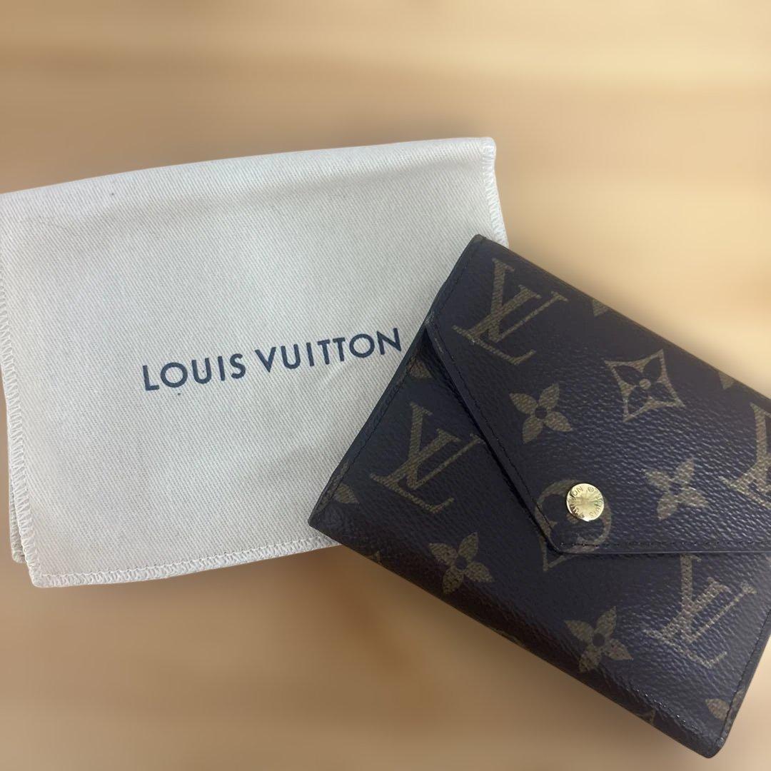 LOUIS VUITTON 三つ折り財布 ダークブラウン