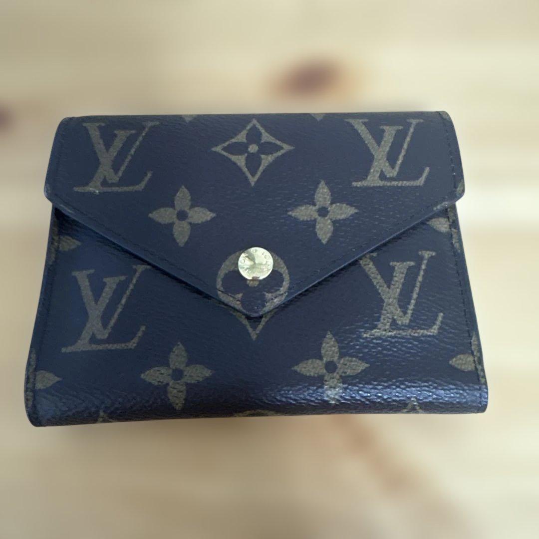 LOUIS VUITTON 三つ折り財布 ダークブラウン