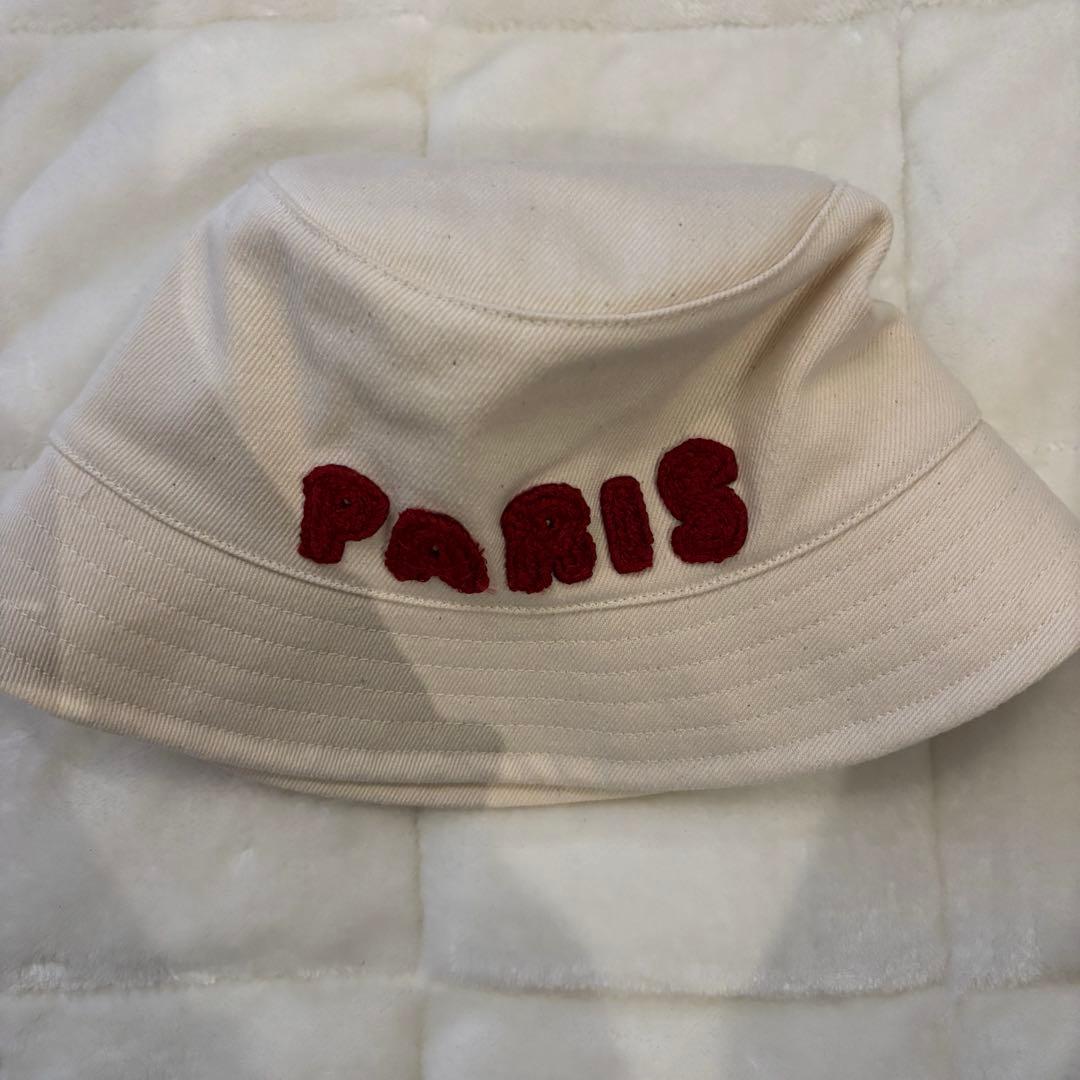 AMI バケットハット クリーム色