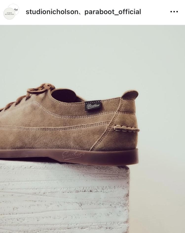 新品 Paraboot×STUDIO NICHOLSON モカシン UK8