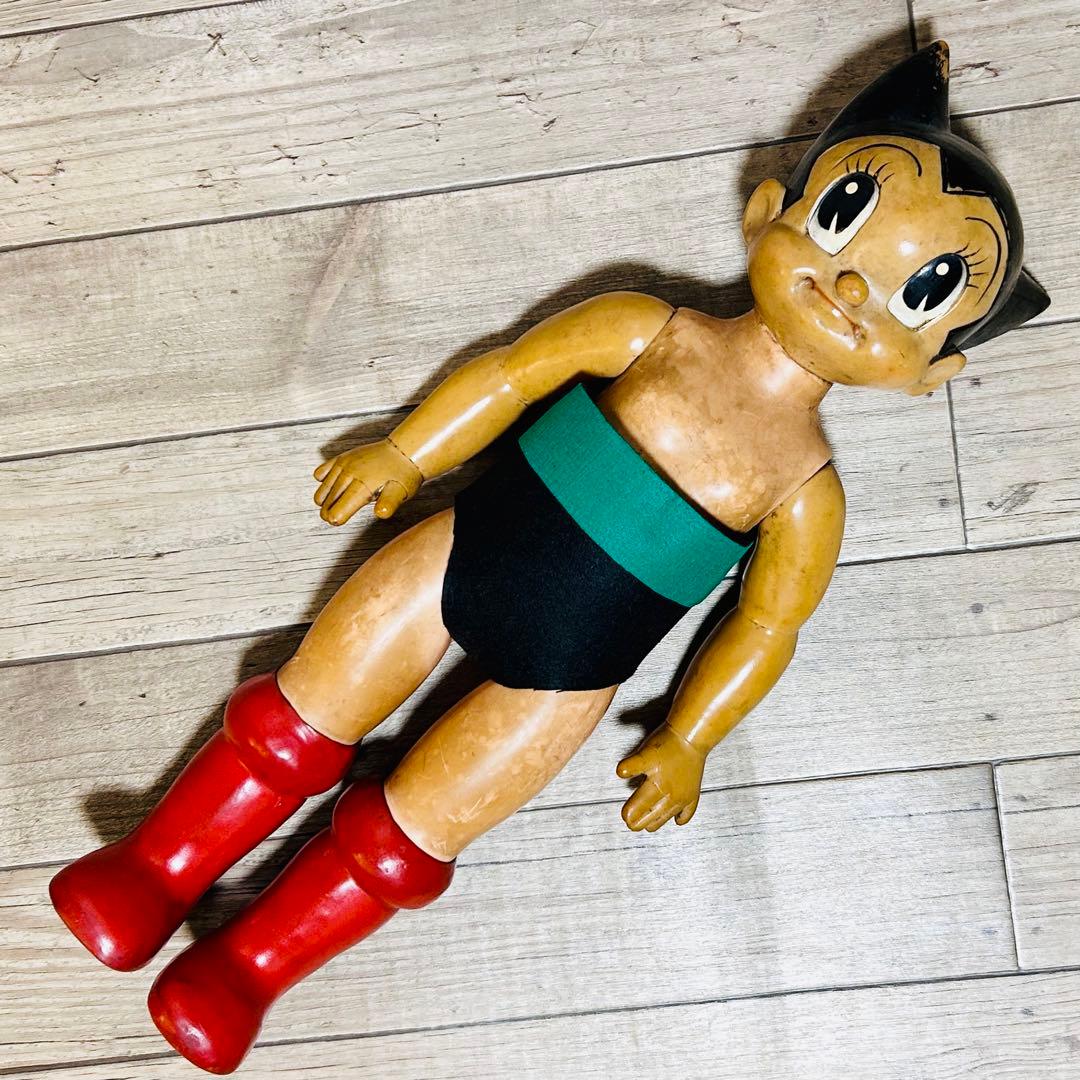 【当時物】鉄腕アトム ソフビ フィギュア 約55cm 昭和レトロ 人形 アニメ