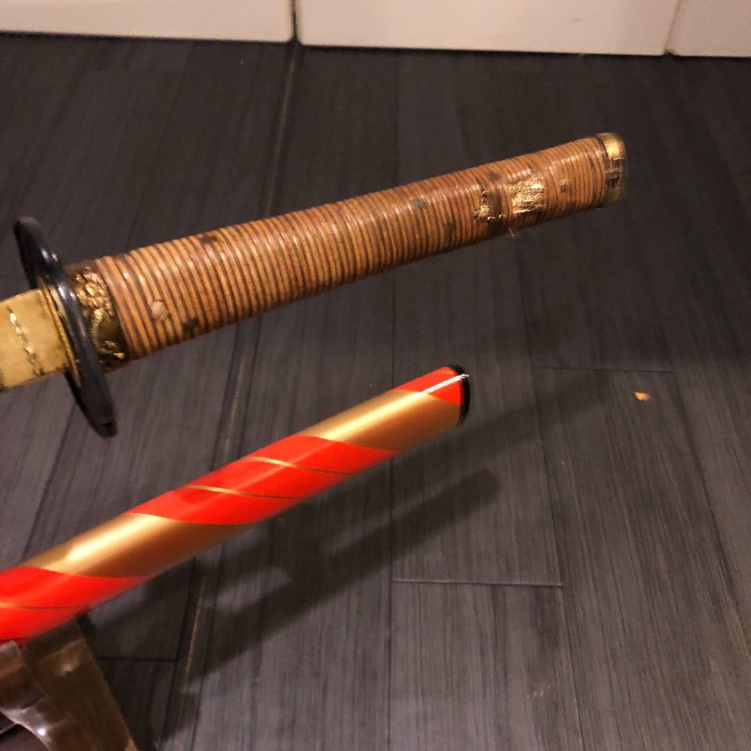 本格模造刀　居合刀　橙拵え　模造刀 日本刀　刀