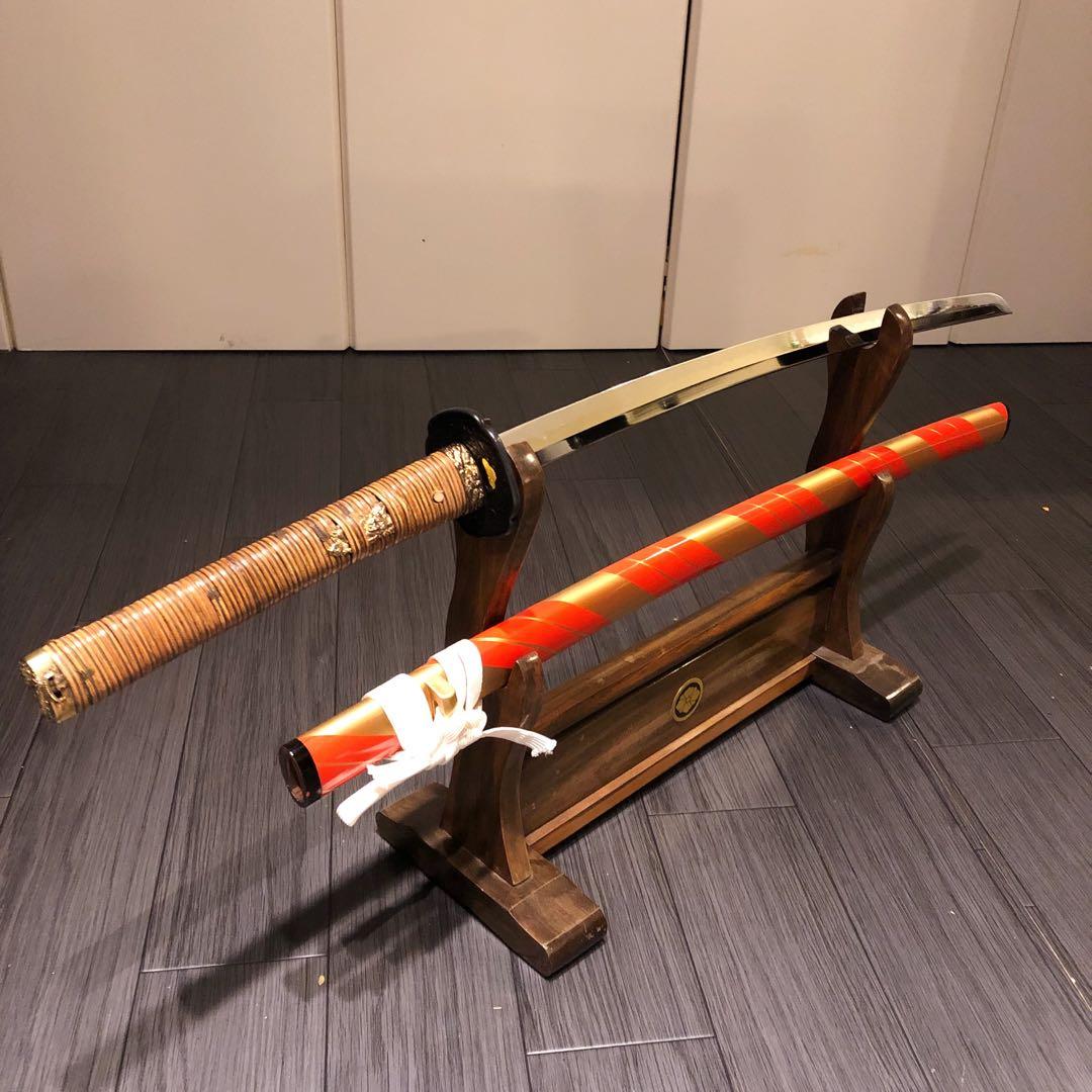 本格模造刀　居合刀　橙拵え　模造刀 日本刀　刀