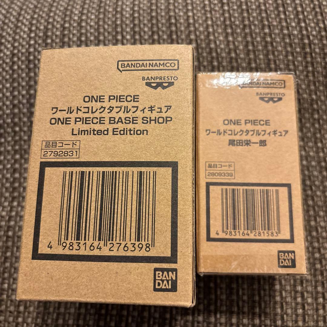 ワンピースベースショップ　ワーコレ　ルフィ・尾田栄一郎セット