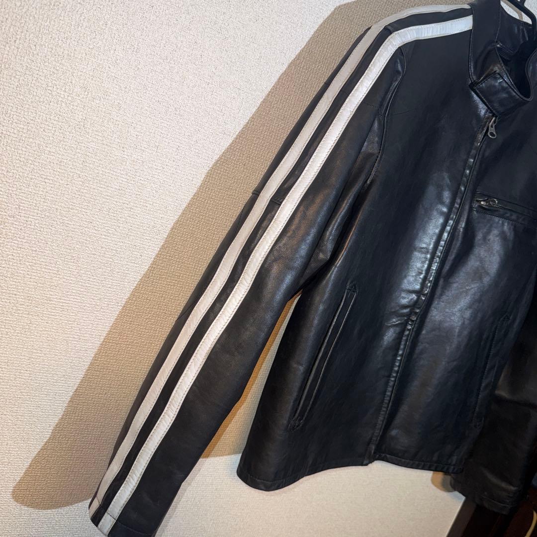 【希少】OLD GAP シングルライダースジャケット 本革 M 美品