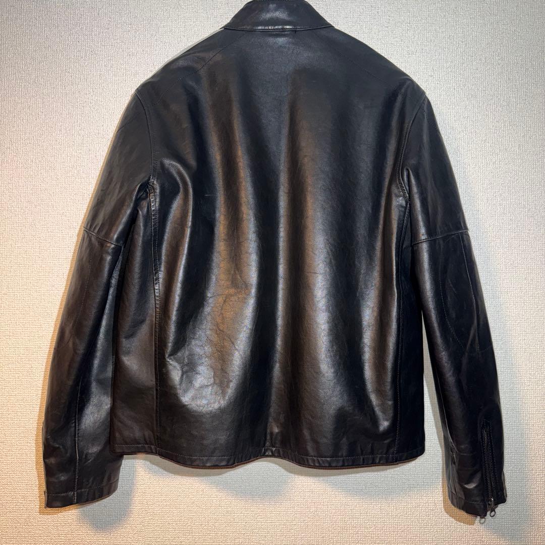 【希少】OLD GAP シングルライダースジャケット 本革 M 美品