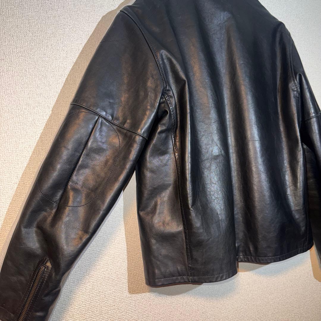 【希少】OLD GAP シングルライダースジャケット 本革 M 美品