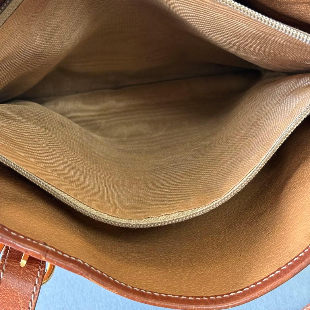 セリーヌ マカダム ハンドバッグ バケツ トートバッグ ブラウン