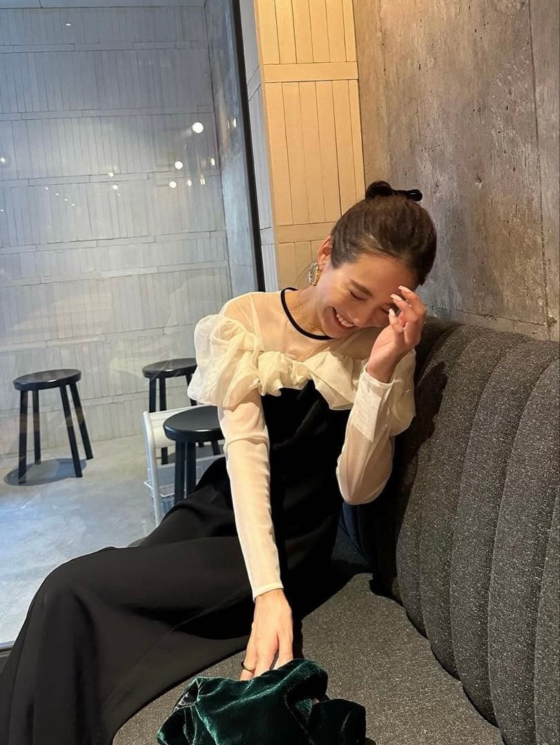 スーツ・フォーマル・ドレス ANDRESED frills flare dress