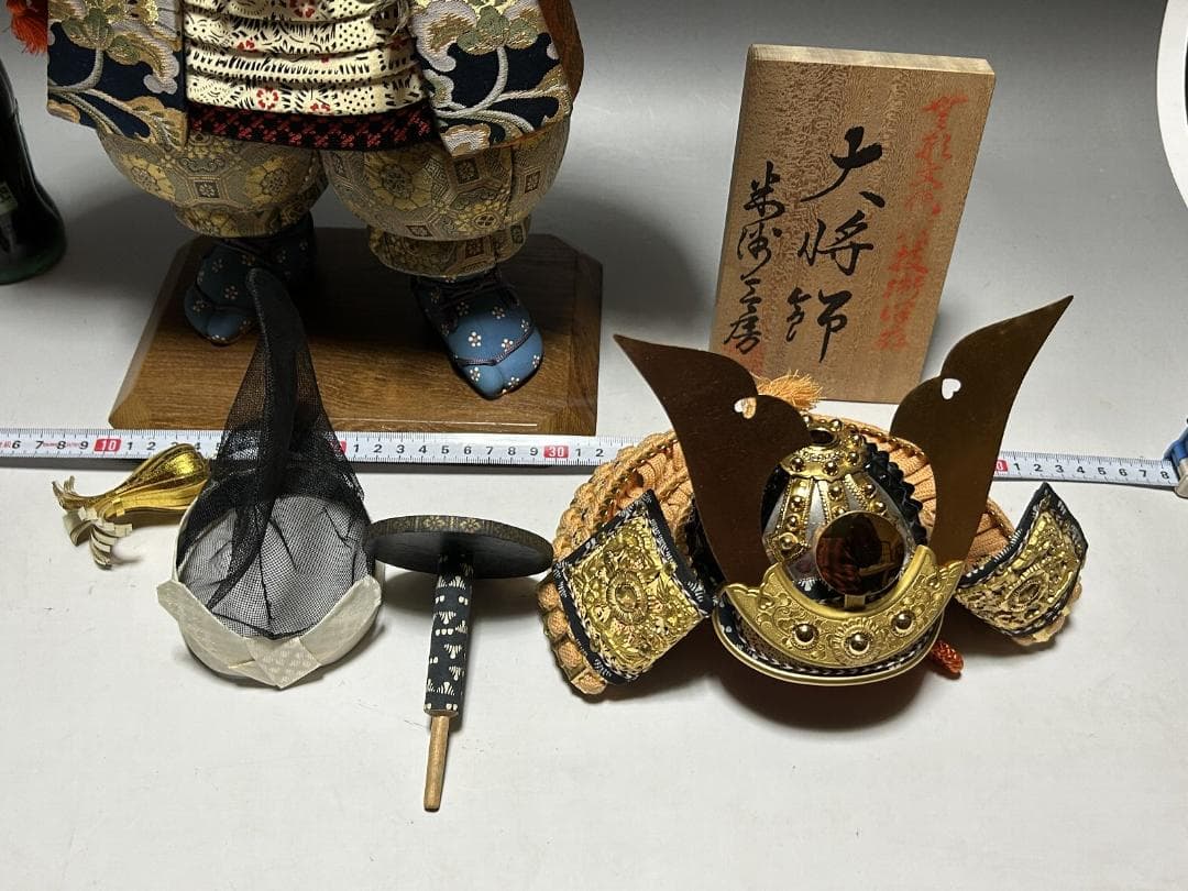 五月人形 武者人形　原米洲　節句人形　大将　将軍　侍　武者　木目込み人形　御所