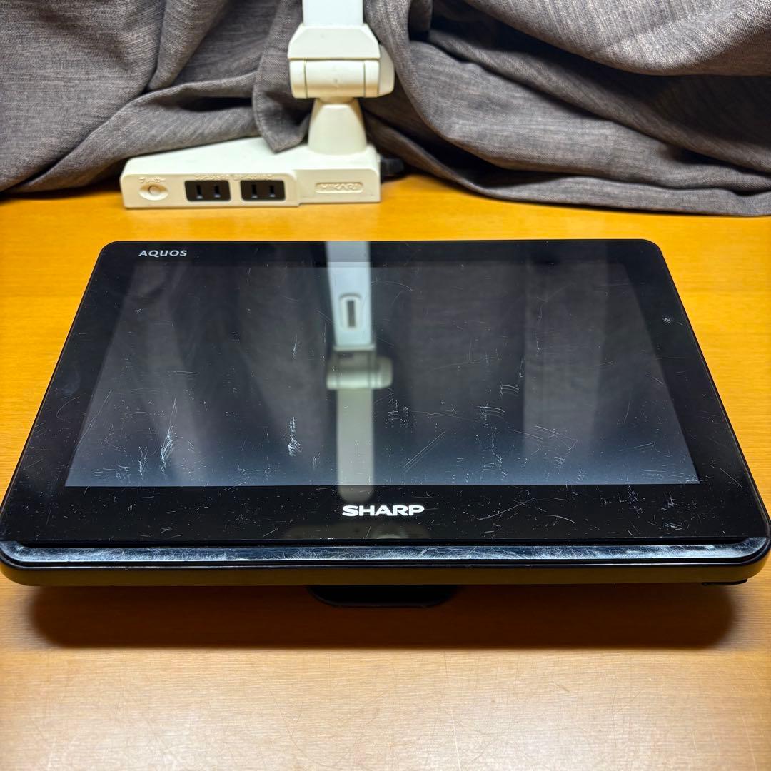 【中古品】シャープ ポータブル液晶テレビ AQUOS ブラック 2T-C12AF