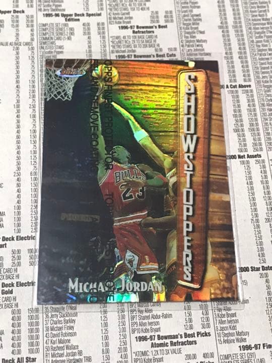 Michael jordan refractor finest ジョーダン　レア