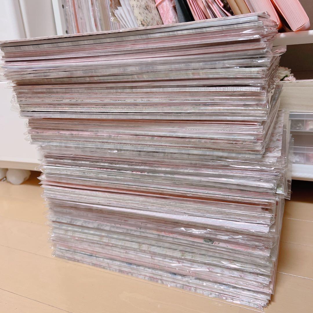 デザインペーパー 紙モノ コラージュ素材 おすそ分け 大量 まとめ売り