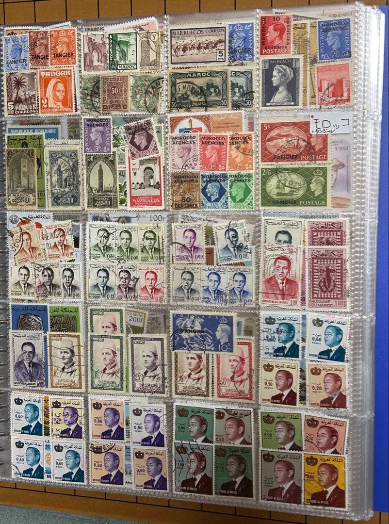 アフリカの切手　ファイル売り　超大量セット