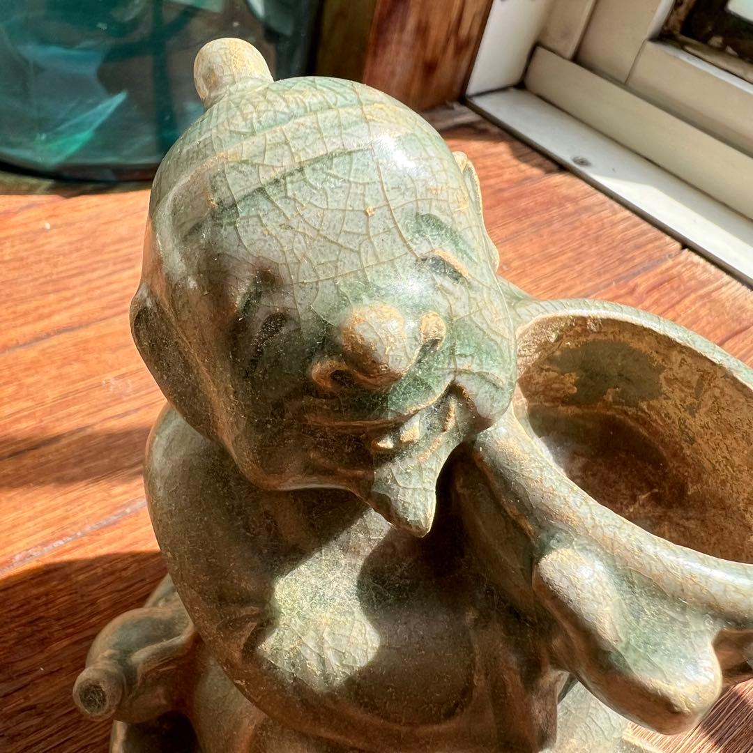 高麗青磁 香炉 珍品 置物 陶器 李朝 韓国 朝鮮 骨董品 古美術