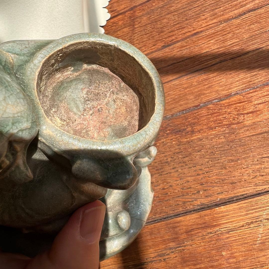 高麗青磁 香炉 珍品 置物 陶器 李朝 韓国 朝鮮 骨董品 古美術