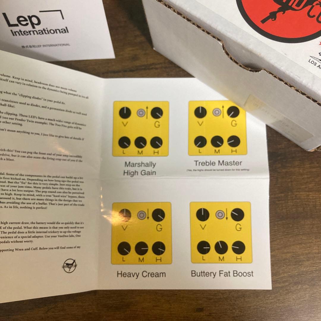 25Vの音圧‼️Wren and Cuff Two Five DriveBoost