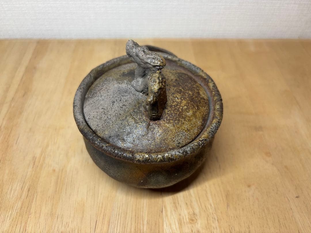 52.備前焼 宝瓶 登り窯 龍 りゅう リュウ 手びねり 急須