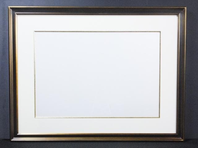 モールディング 　大全紙　水彩/版画用額縁『布張りタトウ箱　黄袋付』0109I