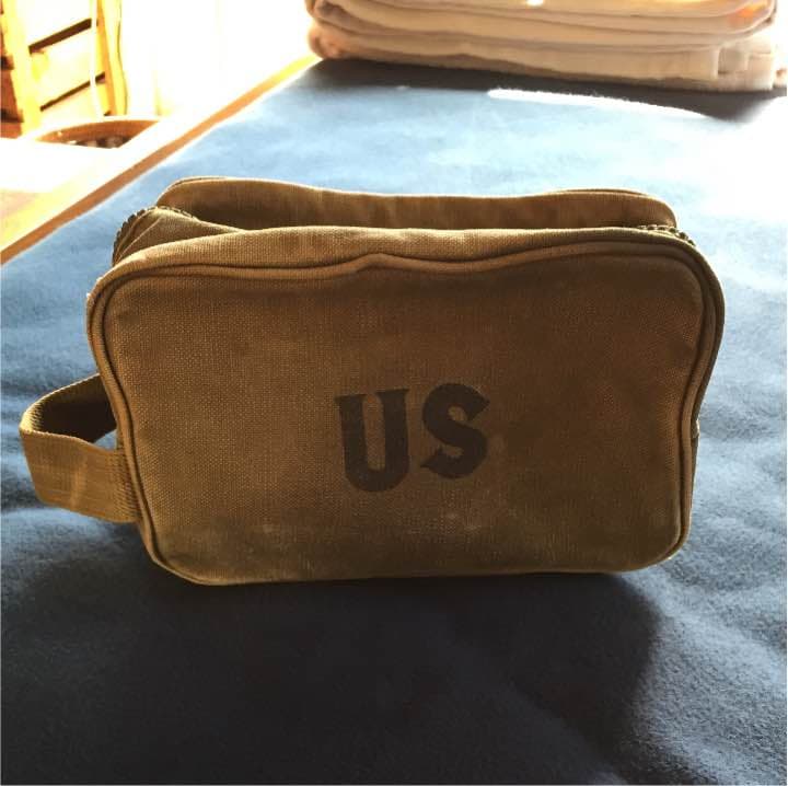 アンティークUSARMY第二次世界大戦当時物トラベルバッグ ミニタリー