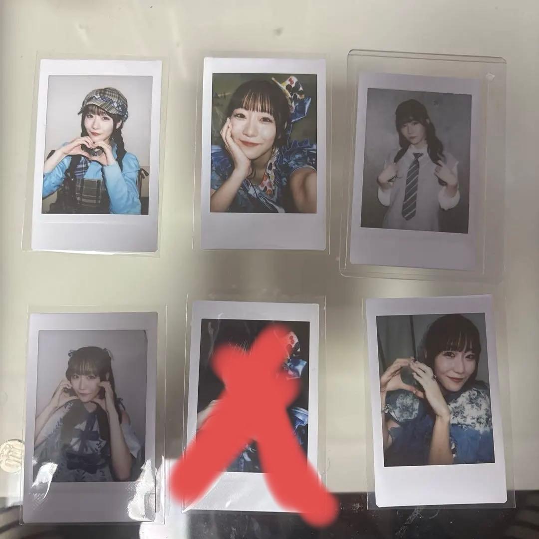 真中まな　チェキ写真 6枚セット