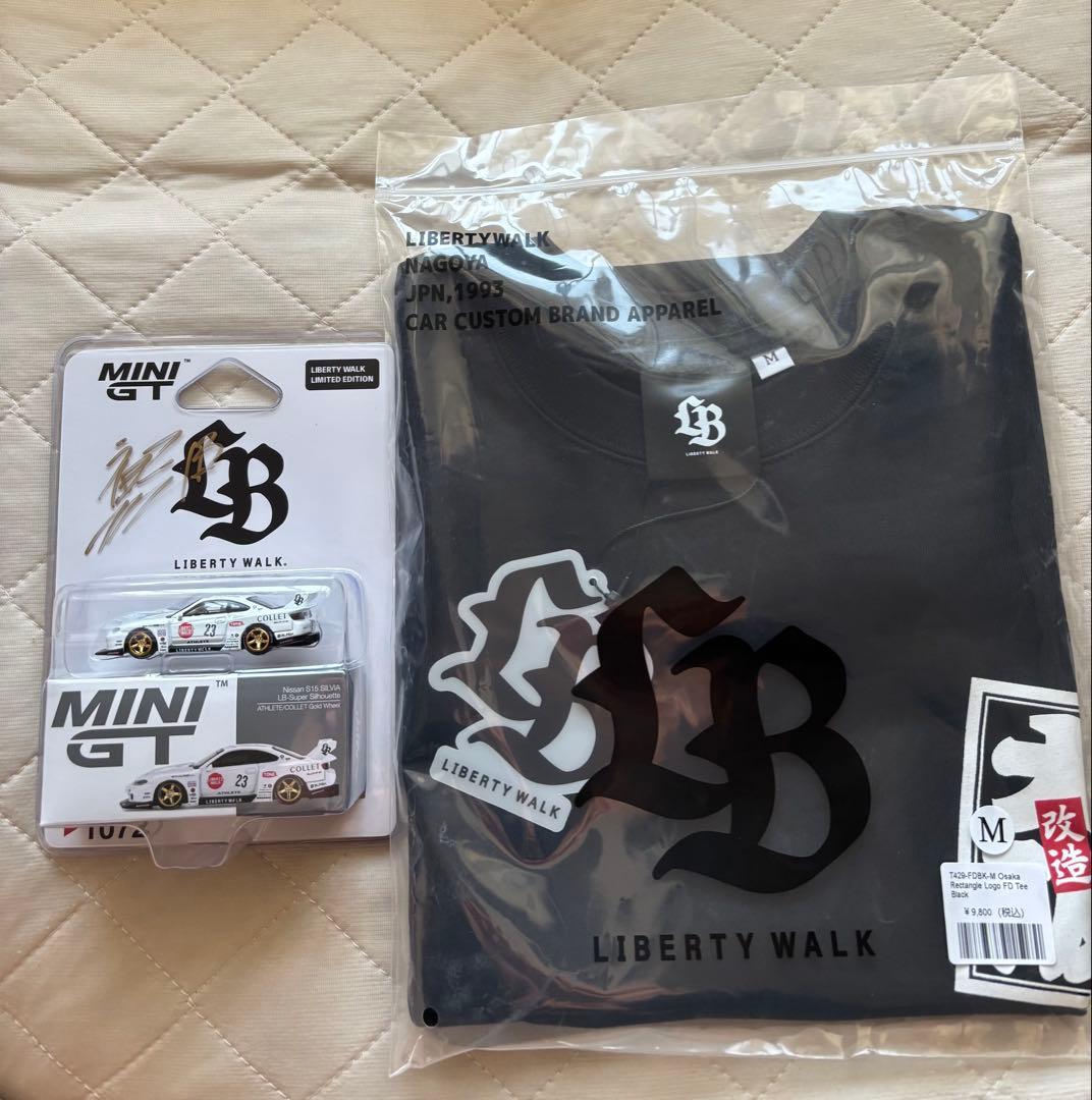 Liberty Walk Osaka S15 ミニカーサイン入り　Tシャツ　M