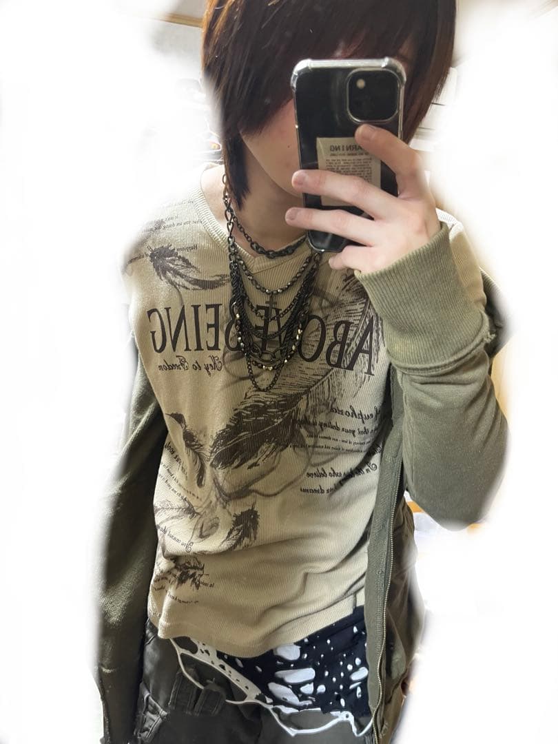 Vネック ロンt 平成 vkei