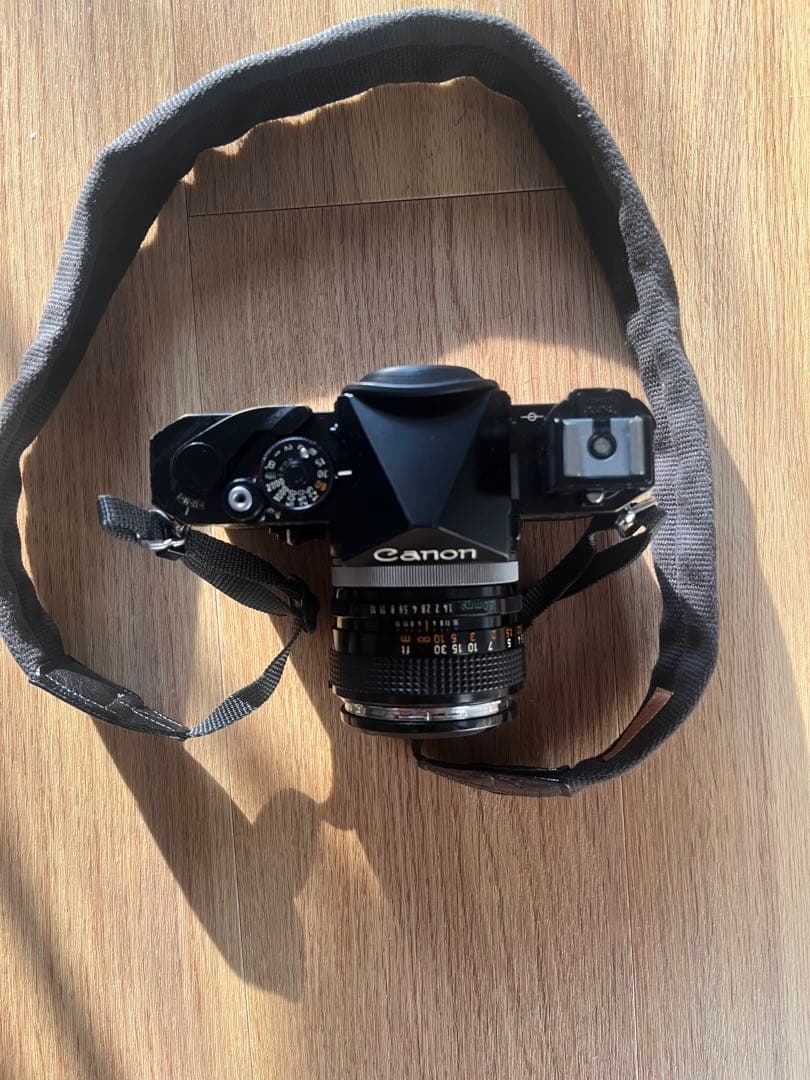 手鞠さま専用【完動品】Canon F-1 ブラックボディ FDレンズ付き