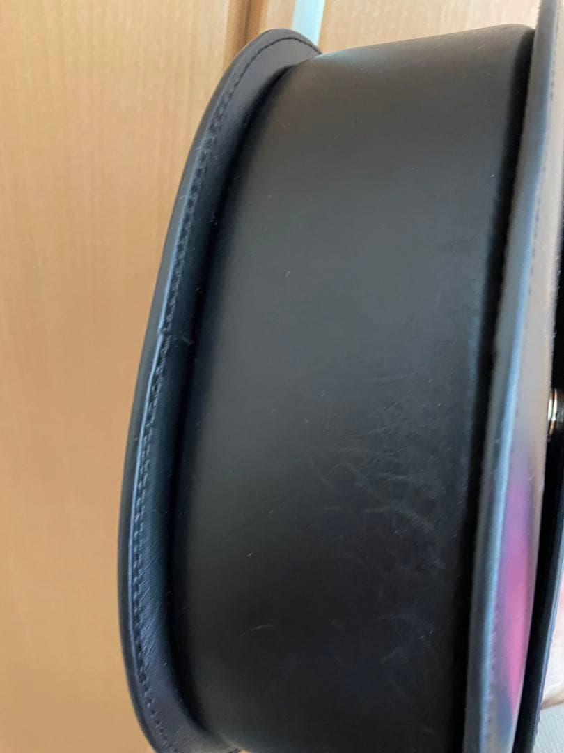 【A.P.C】 SAC GENEVE 牛革　黒　ブラック　ショルダー　レザー