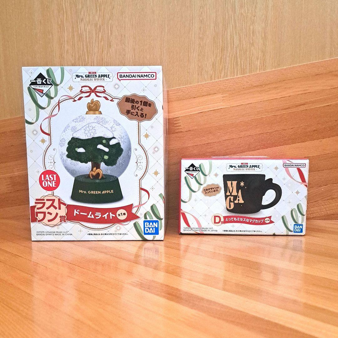 ミセスグリーンアップル　一番くじ　ラストワン賞　ドームライト　D賞　マグカップ