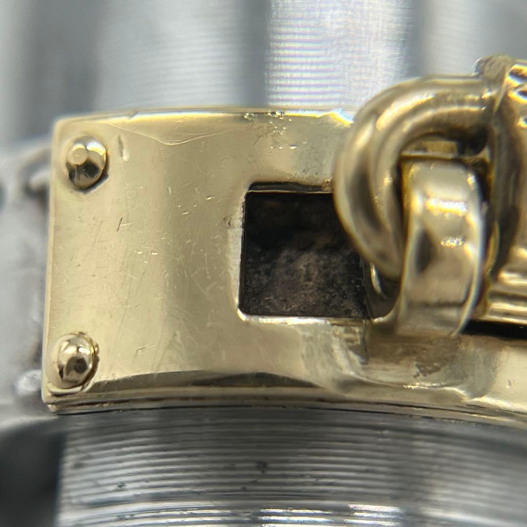 エルメス HERMES ケリー リング 表記サイズ51 SV YG コンビ