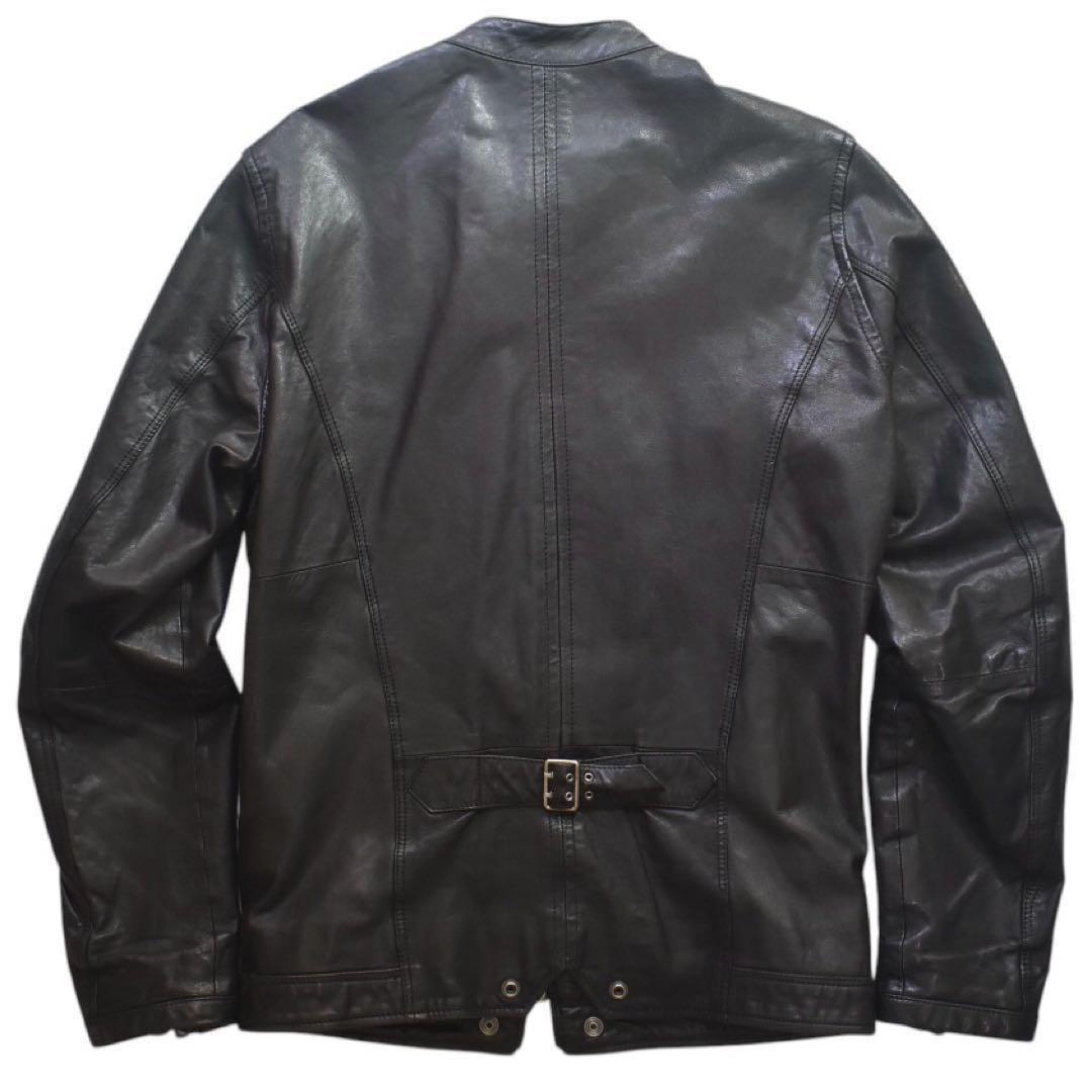 B*i様 archive 00s DIESEL シープレザーライダース 裏地総柄