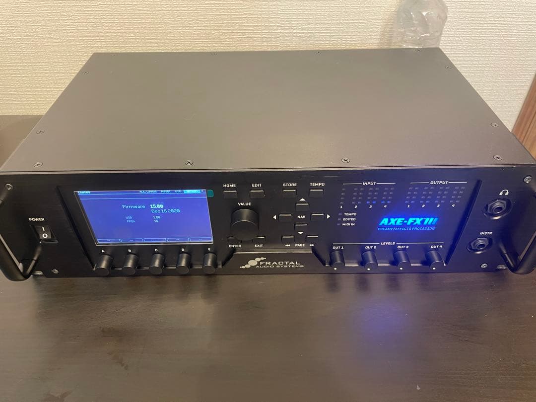 ギター AXE-FX3 fractal audio