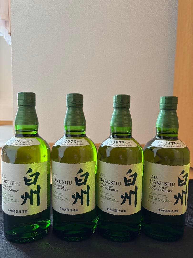 白州 シングルモルトウイスキー 700ml、４本セット