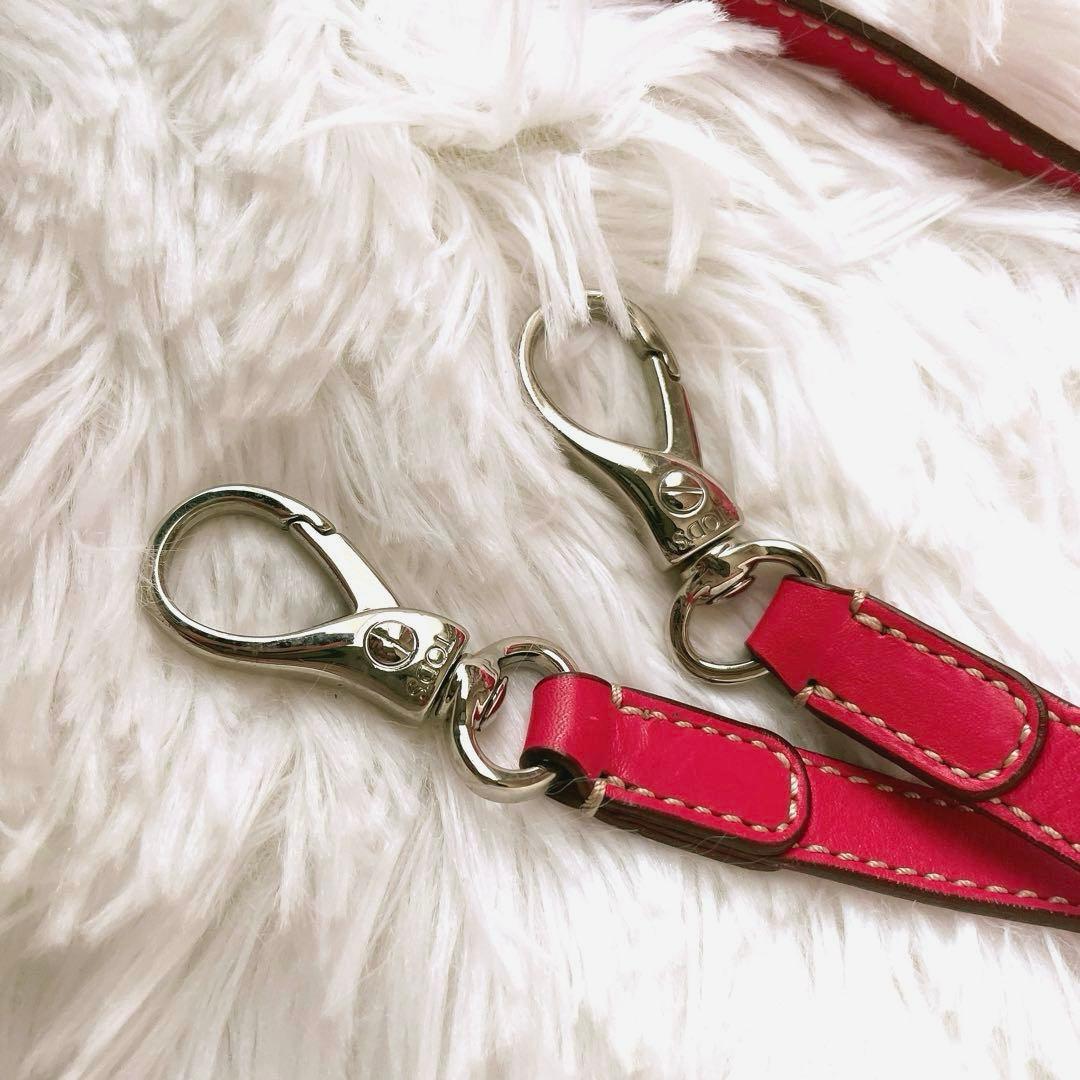 希少⭐︎TOD'S D-Styling ピンクレッド 2way ショルダーバッグ