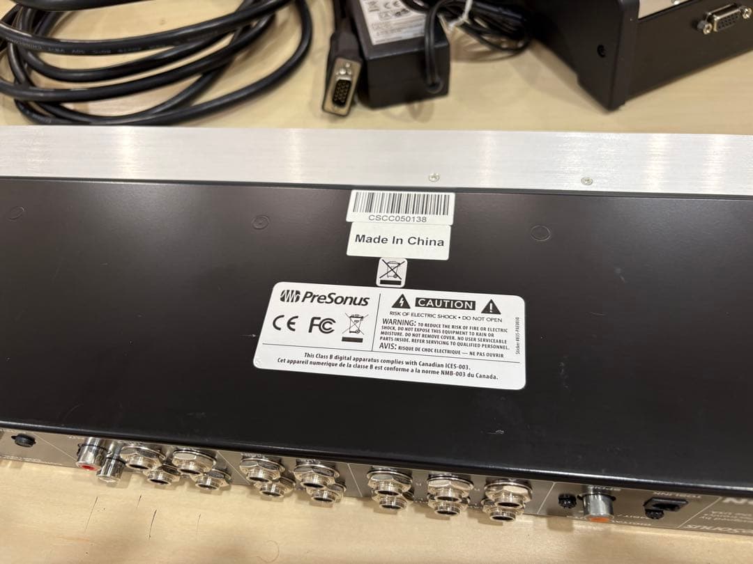 PreSonus モニターセレクター CENTRAL STATION スタジオ