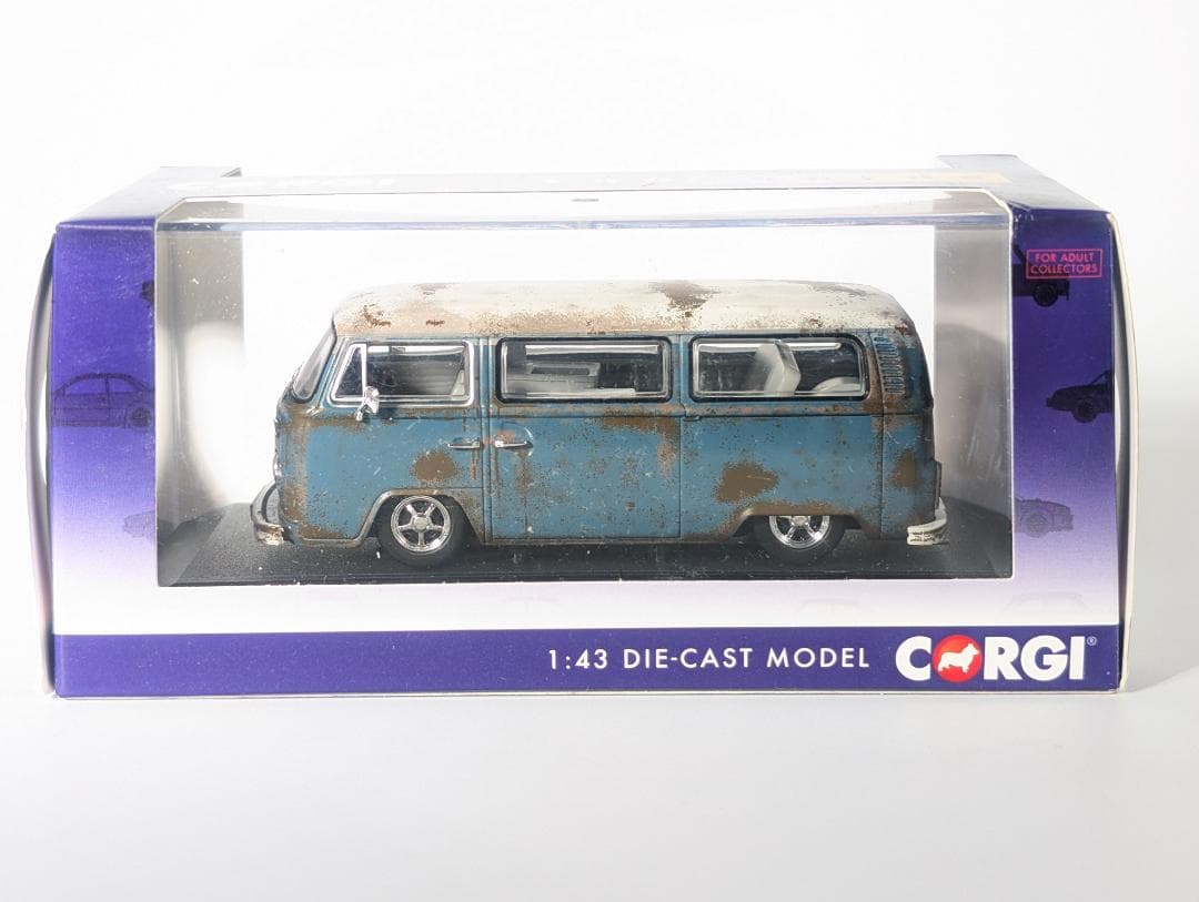 【未開封】CORGI 製1/43 VW タイプ 2キャンパー Rat Look⑦