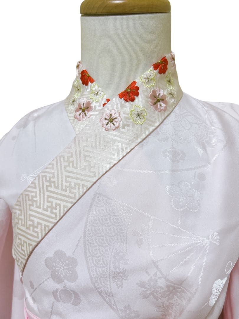 上質正絹フルセット♡七五三　7歳　女の子　一式　絞り　赤系　ピンク