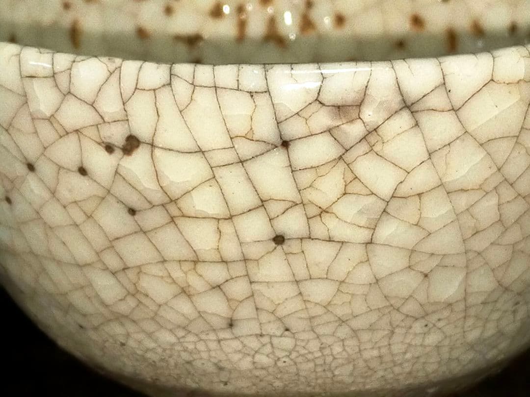 ♥古萩♥　茶碗　無銘　桐箱付き　萩焼　茶道具　骨董　古玩