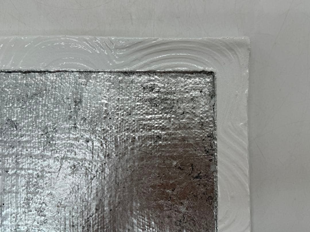 坂田甚内作　金銀彩角皿　ペア　送料込み250611