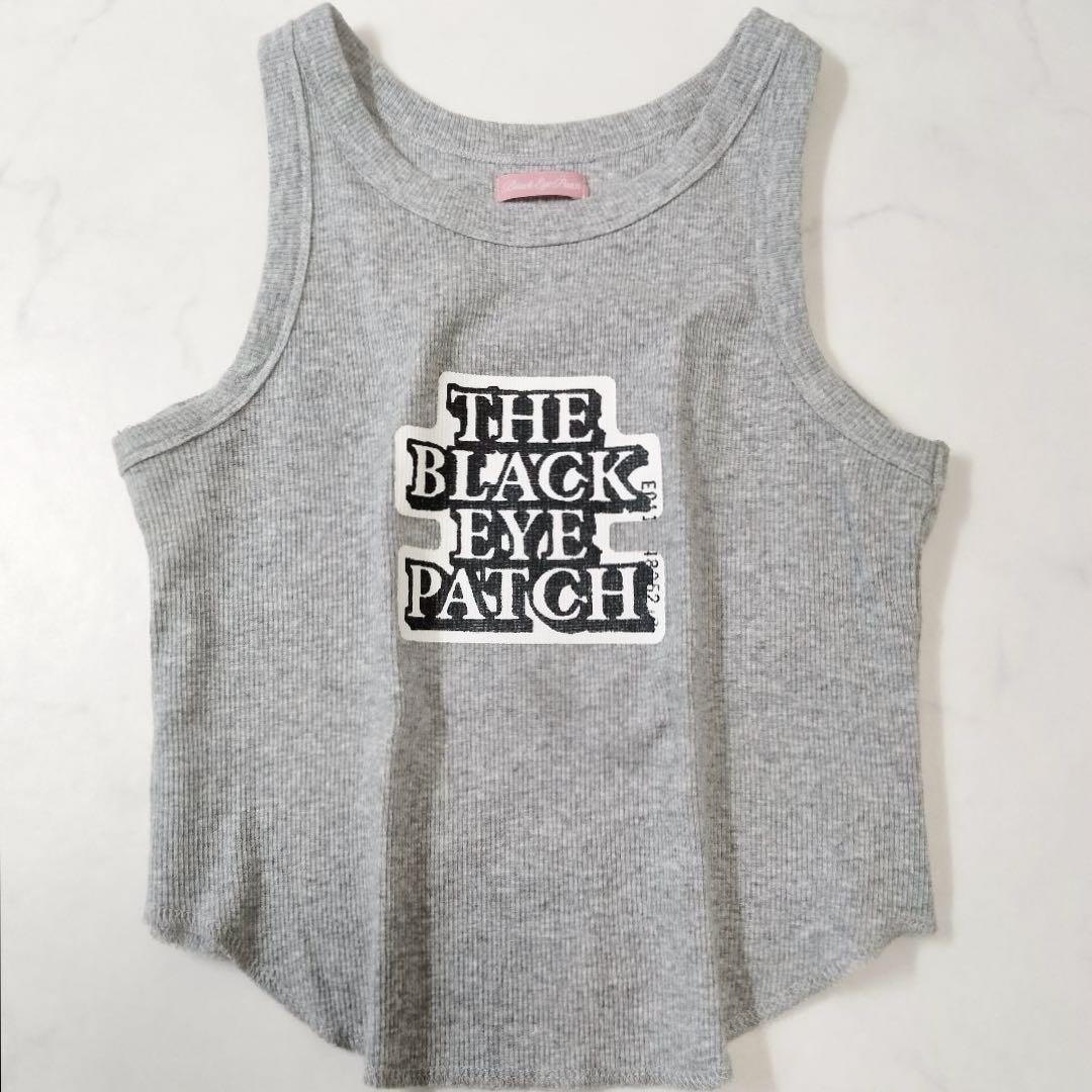 極美品　BlackEyePatch ／ブラックアイパッチ　ロゴタンクトップ