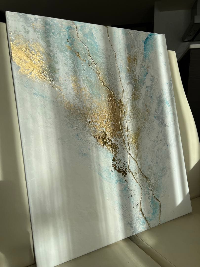 大きめ/和風/絵画/アート/抽象画/ニュアンス/モダン/ホテル/内装/海外/青