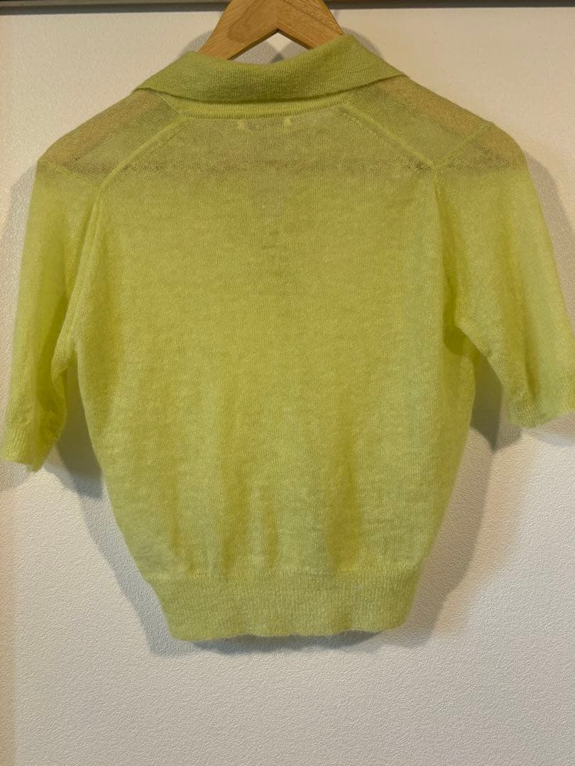 AURALEE（オーラリー）KID MOHAIR SHEER ポロニット