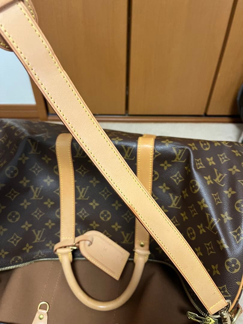 【美品 Louis Vuitton】 キーポル・バンドリエール50