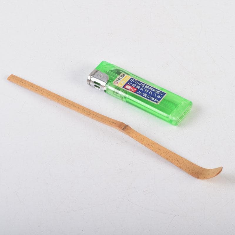 茶道具　紹白作　茶杓　銘「豊年」　書付共筒共箱　V　8635