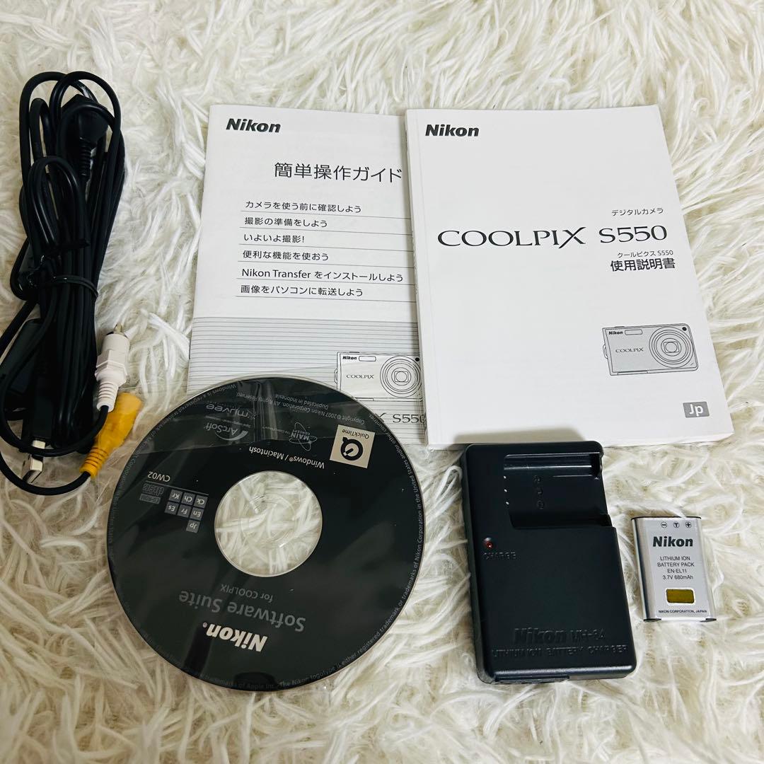 【美品】Nikon Coolpix S550 動作良好！