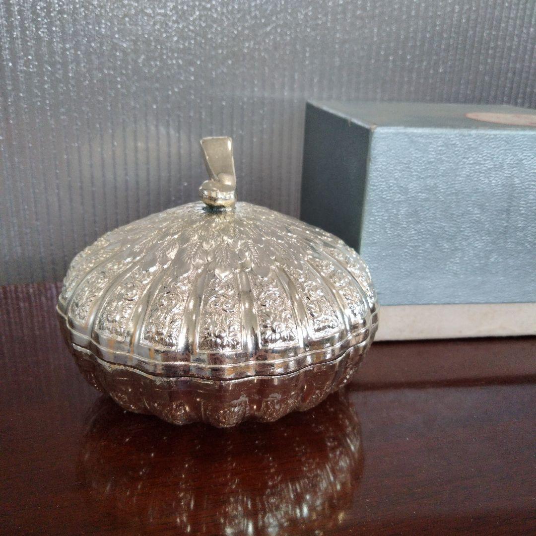 希少 昭和中期　 国産　カボチャ型 　小物入れ　ヴィンテージ アンティーク