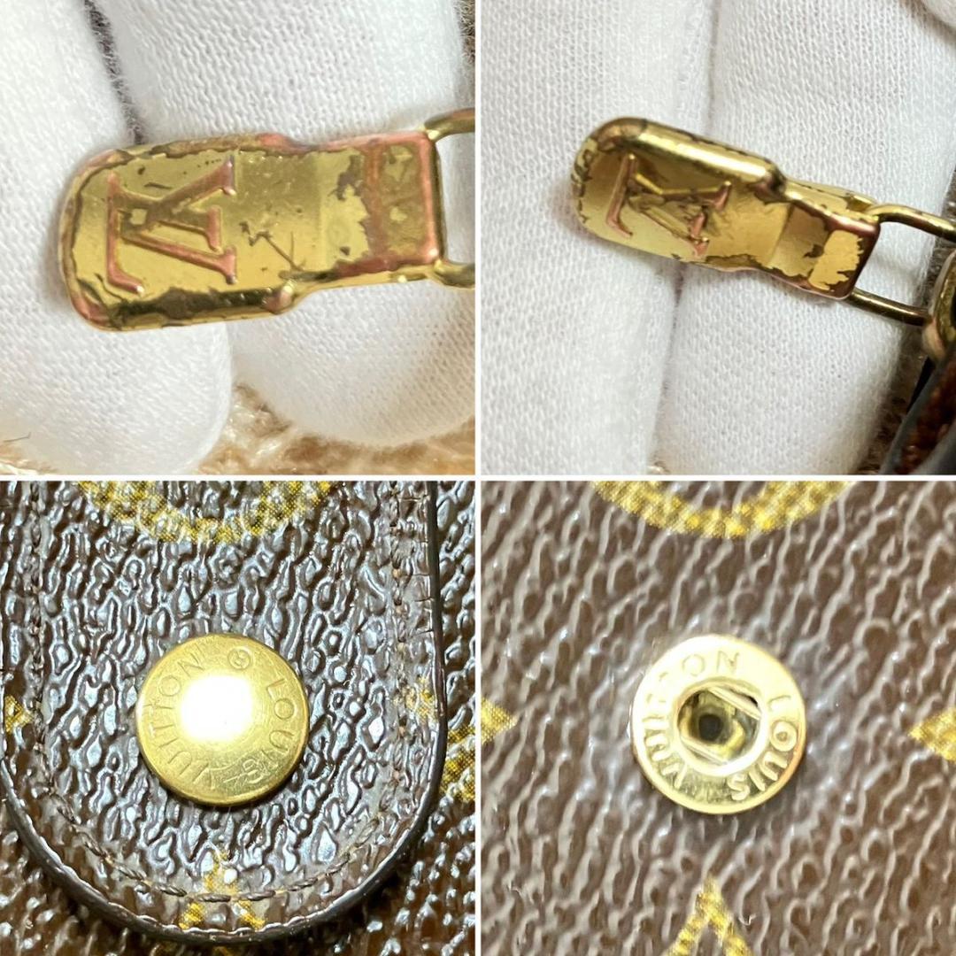 ルイヴィトン モノグラム ポルトパピエジップ 二つ折り財布 レディース