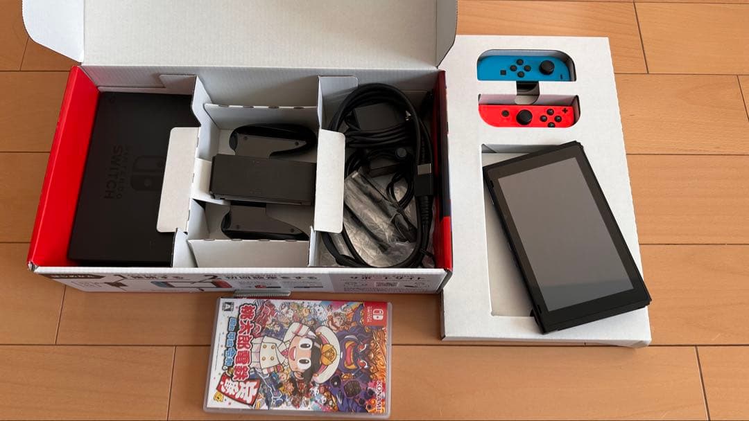 Nintendo Switch ネオンブルー/ネオンレッド 本体 桃太郎電鉄付き