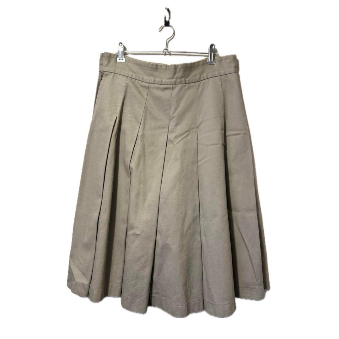 Comme des Garçons プリーツスカート ベージュ 膝丈 ロング